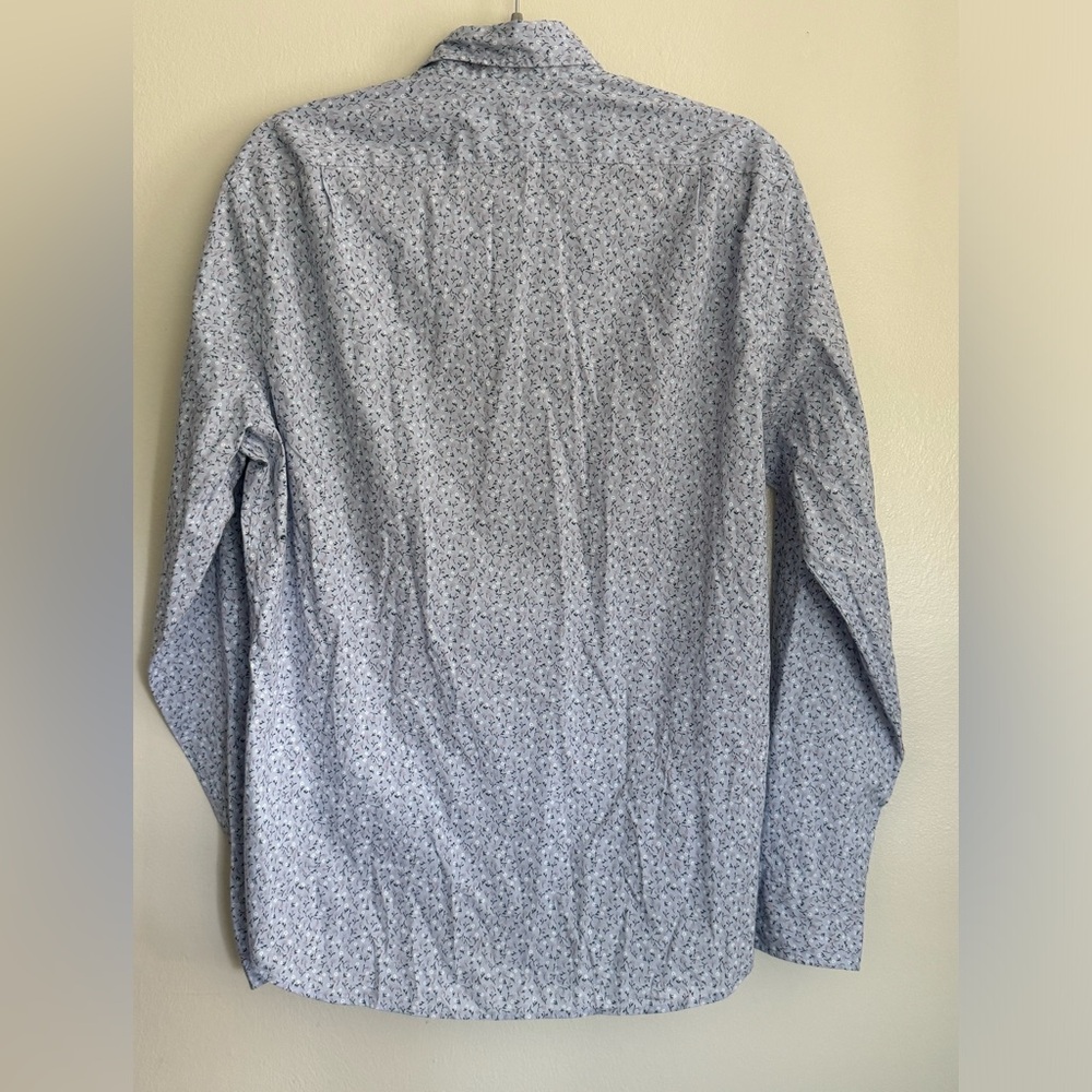 J. Crew Blue Floral Casual Button Down Shirt - Picture 11 of 13